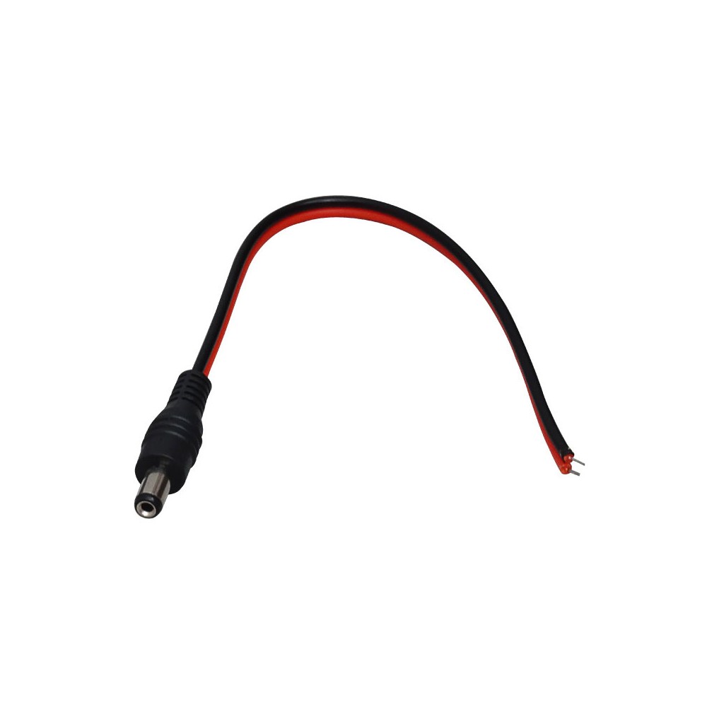 Utikac DC za napajanje 2,1/5,5mm sa kablom, 20cm - UTDCKSN10-K