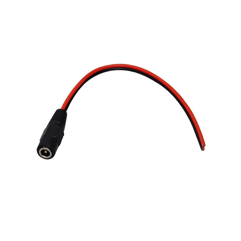 Uticnica DC za napajanje 2,1/5,5mm sa kablom, 20cm - UTDCKSN10K-K