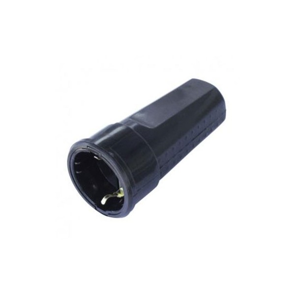 Prikljucnica suho  veca ,16A 250V Crna plastična - UTMMP/BK