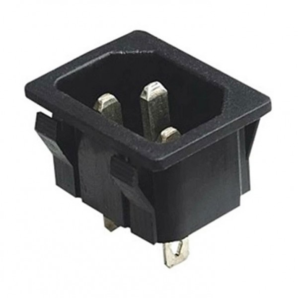 Utikac sasijski, Snap-in, 3pol 220V  4,8mm - UTM3MS-S