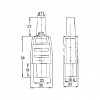 Uticnica kab.3 pol.230V GST794SW - UTM3ZK-1