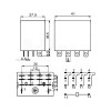 Relej 4NO+4NC 230V AC  10A - RELLY4-230V