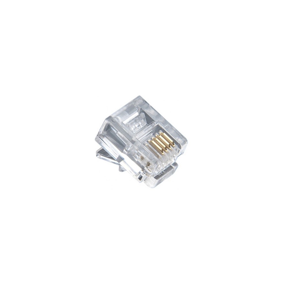 Utikac RJ11  6/4P tel. - UTT6P4