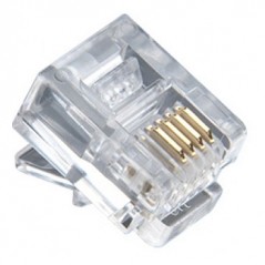 Utikac RJ11  6/4P tel.