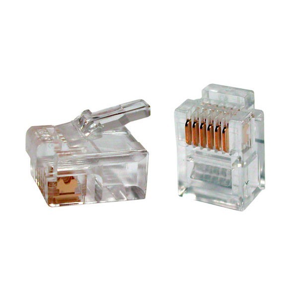 Utikac RJ12  6/6P tel. - UTT6P6