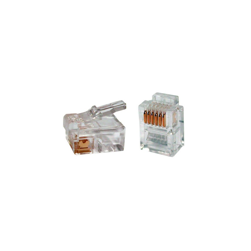 Utikac RJ12  6/6P tel. - UTT6P6