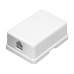 Adapter tel.kab.1/1x6 bela