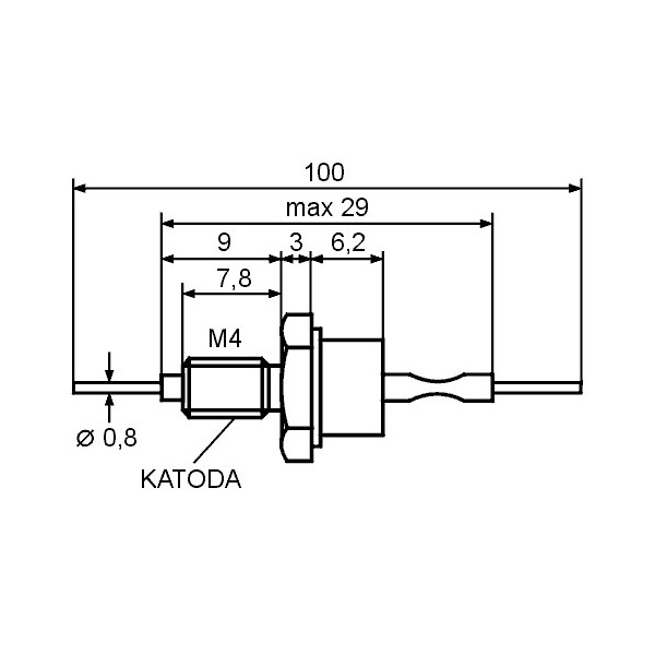 Z-Dioda 1.56W 91V DO4 - DIOZX91