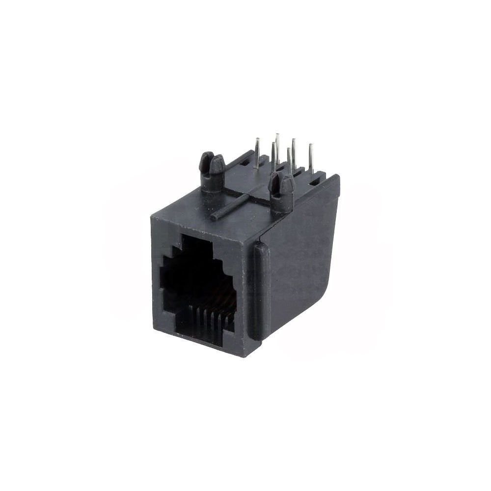 RJ12, UTP 6/6 F print pod uglom - UTTP66P