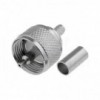 UHF utikač  PL259 ZA kabel RG 58 Crimp - UTUHFPL259CR