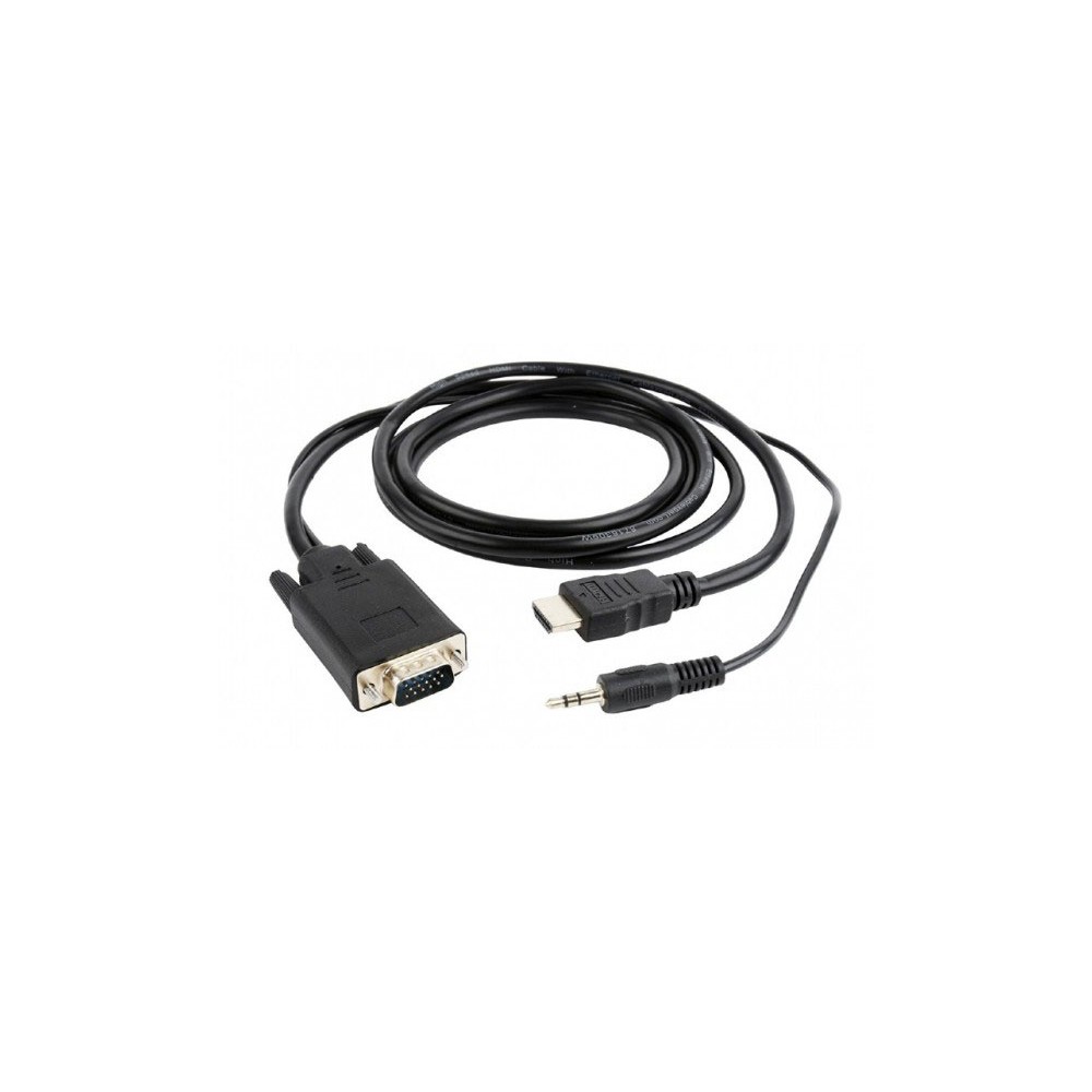 Kabel  HDMI  na VGA + audio 1,8m - KABHDMIVGA