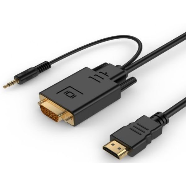 Kabel  HDMI  na VGA + audio 1,8m - KABHDMIVGA