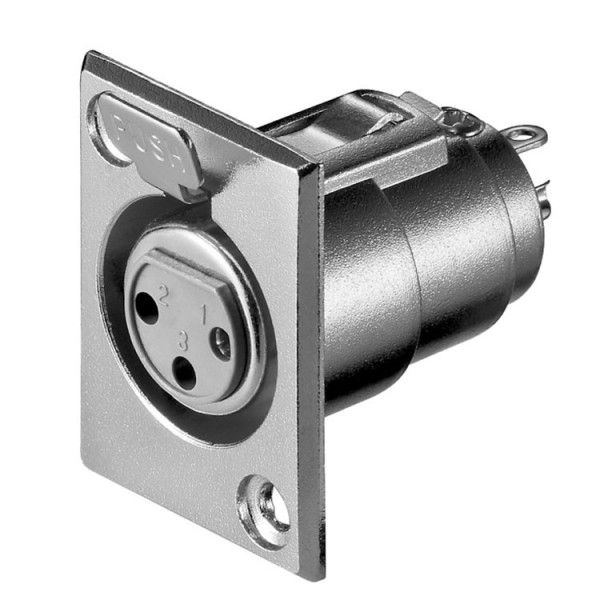 Uticnica XLR sasijska 3pol. - UTXLRZS