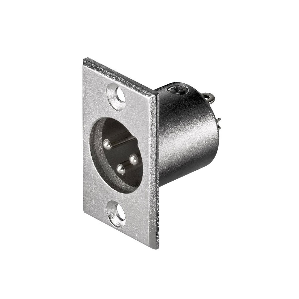 Utikac XLR sasijski 3pol - UTXLRMS