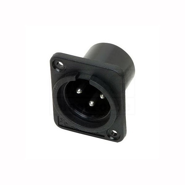 Utikac XLR sasijski  plast.3pol.Cliff - UTXLRPMS