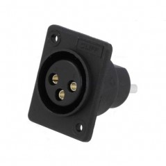 Uticnica XLR sasijska  plast.3pol.Cliff