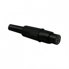 Utikac XLR kablovski  plast.3pol.Cliff