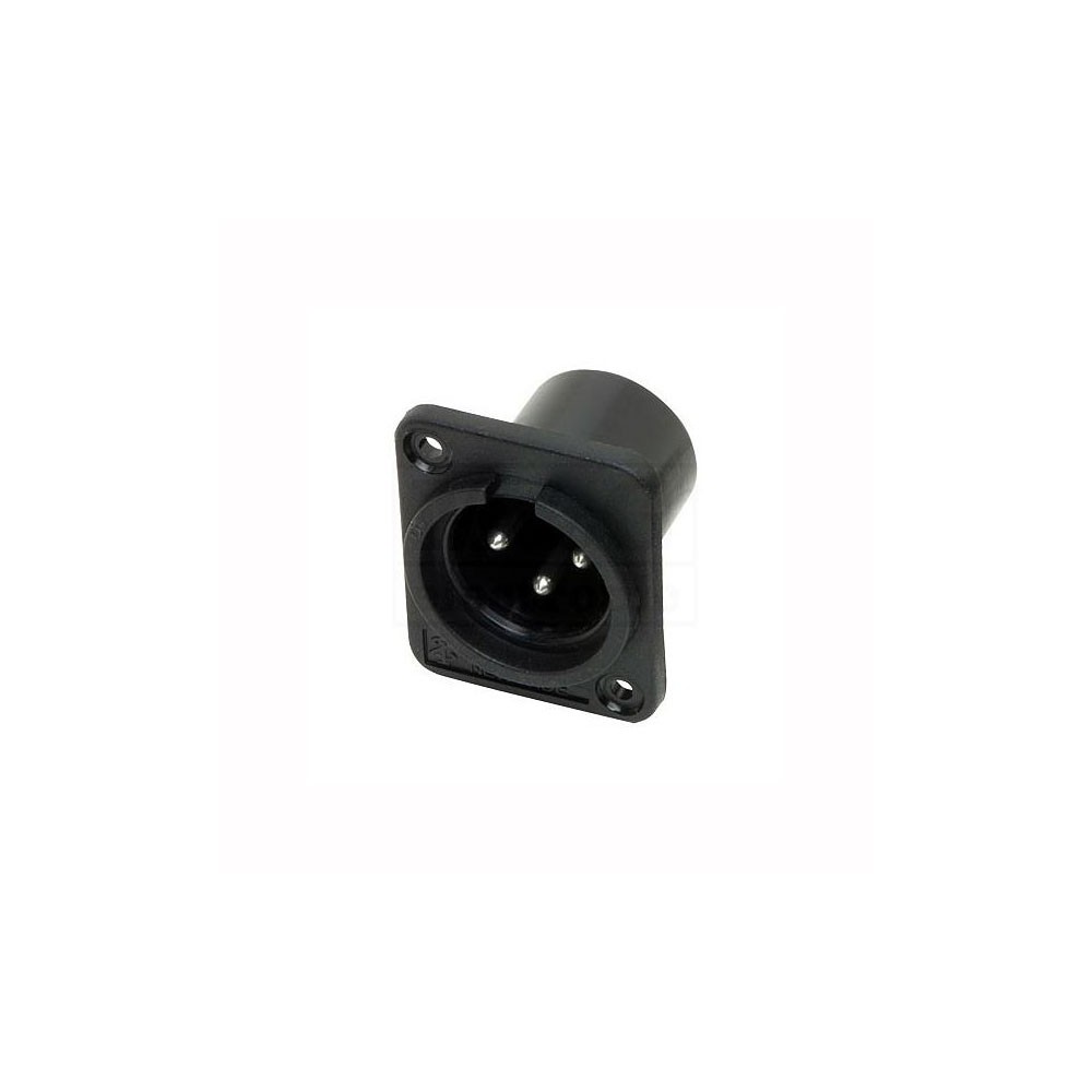 Utikac XLR sasijski  plast.3pol.Cliff - UTXLRPMS