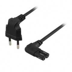 Mrežni kabel  EU utikač na C7 0.75M 2X075 2.5A ugaoni