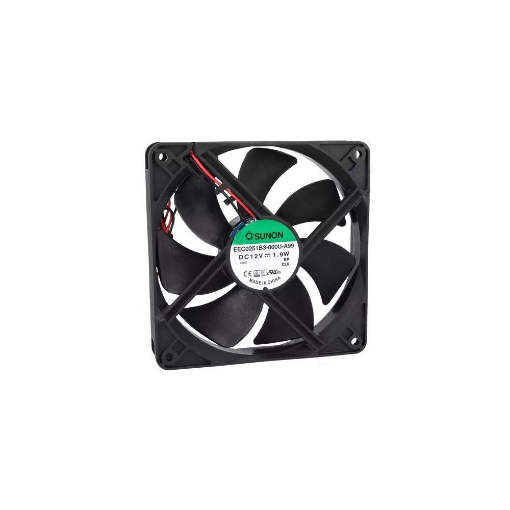 Ventilator 12V DC 1.9W 120X120X25 EEC0251B3-000U-A99 - VE120X2512