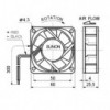 Ventilator 24VDC 60X25mm 1.68W ,lager - VE60X2524