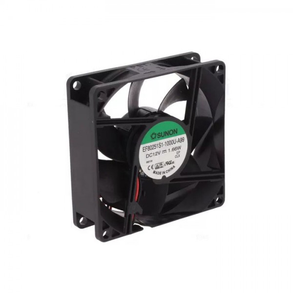Ventilator 12VDC 80X25mm 1,66W - VE80X2512