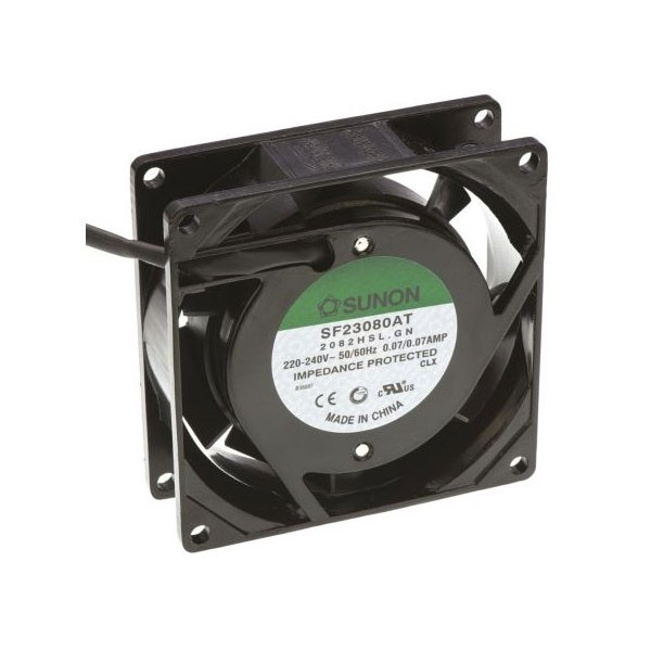 Ventilator 230V AC, 80X25, klizni  SF23080AT2082HSL - VE80X25230L