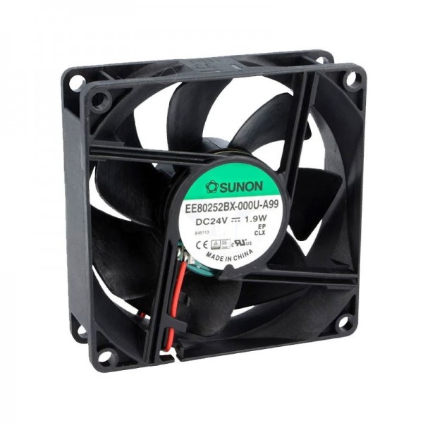 Ventilator 24VDC 80X25  lager 1,9W - VE80X2524L
