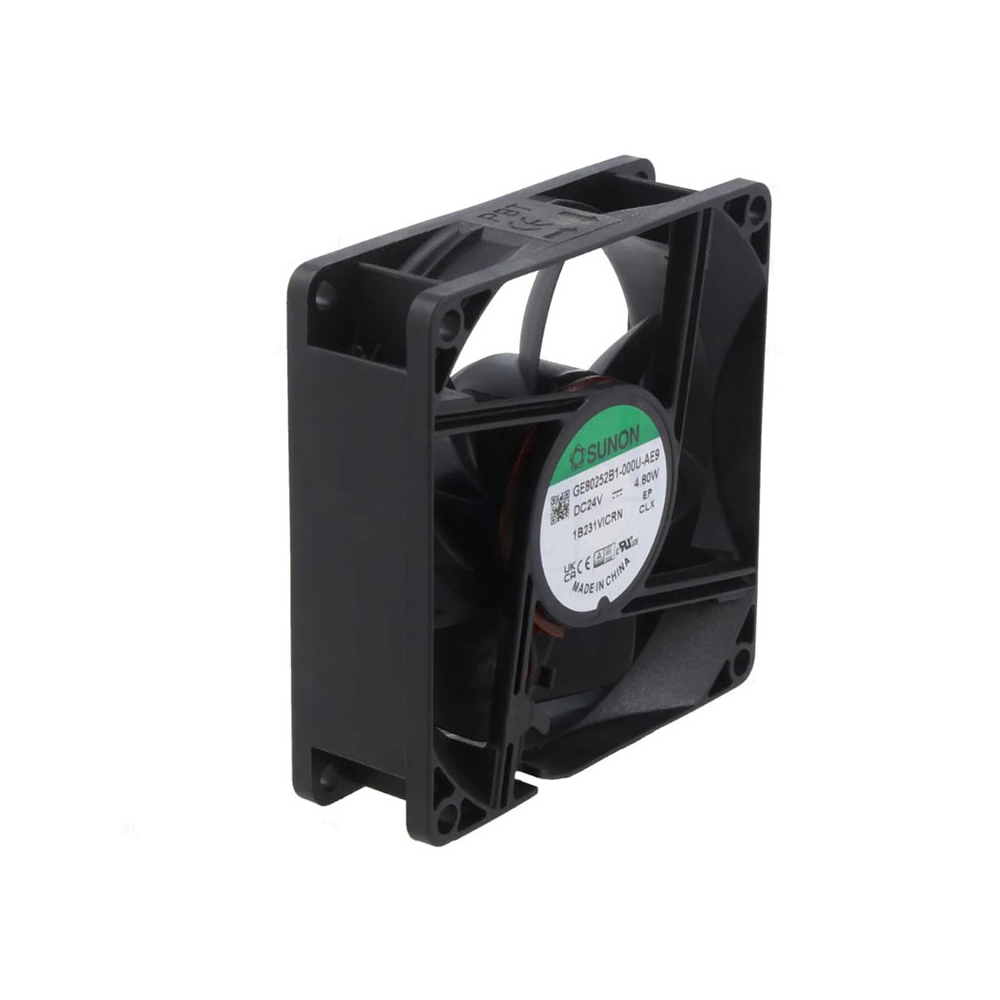 Ventilator 24VDC 80X25 lager 4,8W,GE80252B1-000U-AE9 - VE80X25-5