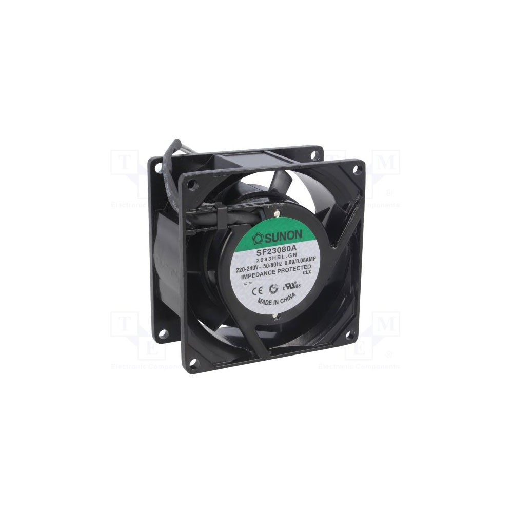 Ventilator 230VAC 80X38mm, SF23080A - VE80X38230