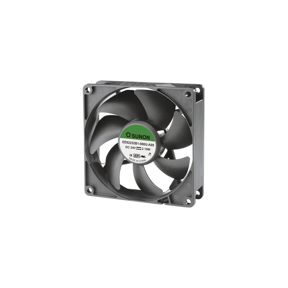 Ventilator 92x92x25 24V DC  lager 1,6W - VE92X2524LA