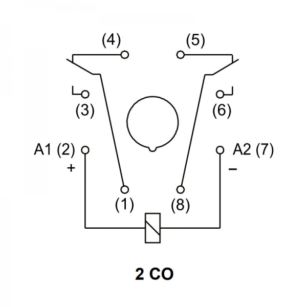 Rele  230V AC  2xNO+2xNC - RELTRP6821