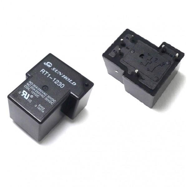 RT1-12-30 , 12V/77mA 30A/30VDC 30A/250VAC 30A maks. - RELART1-12-30