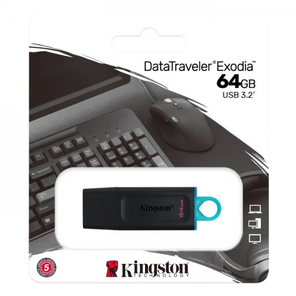 USB flash 3.2 64GB Kingston Exodia S - USBF64KINGS