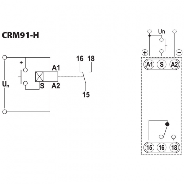 CRM-91H ETI Vremenski relej 12-240V, 01s-10d - VRCRM-91H