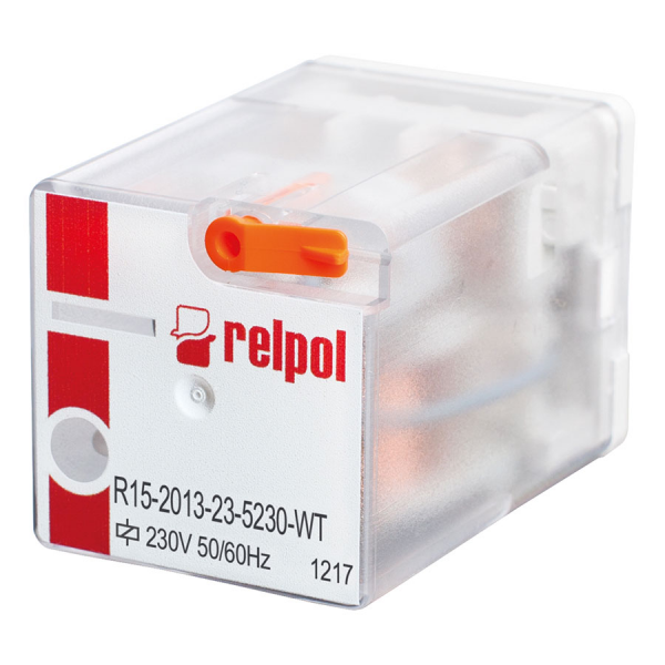 Rele R15  12V DC  3X10A,RELPOL, 2013 - RELR15-12VDC