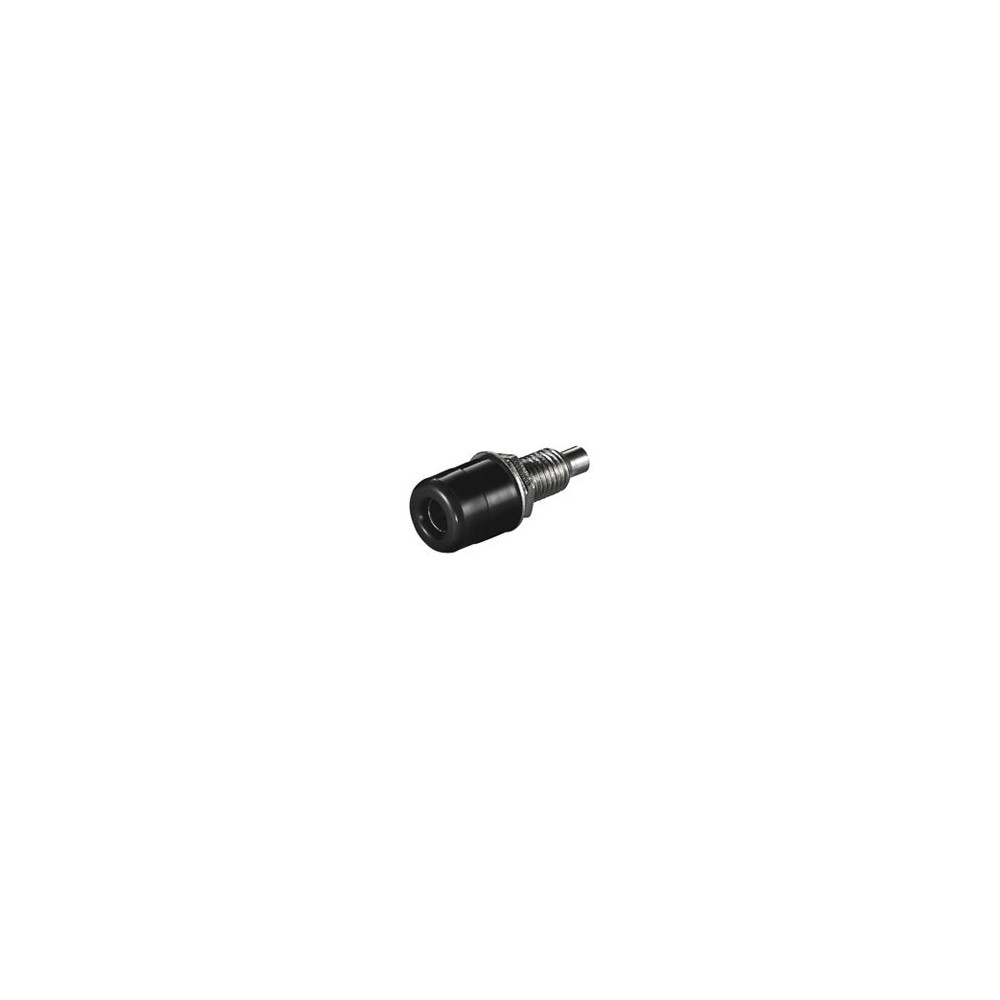 Utičnica 4mm  CRNA šasijska, 1095B 20A - UTB4Z1095B