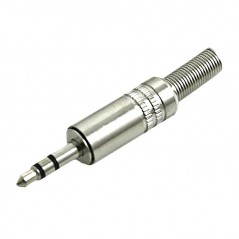 Utikač ban.3,5 stereo metalna
