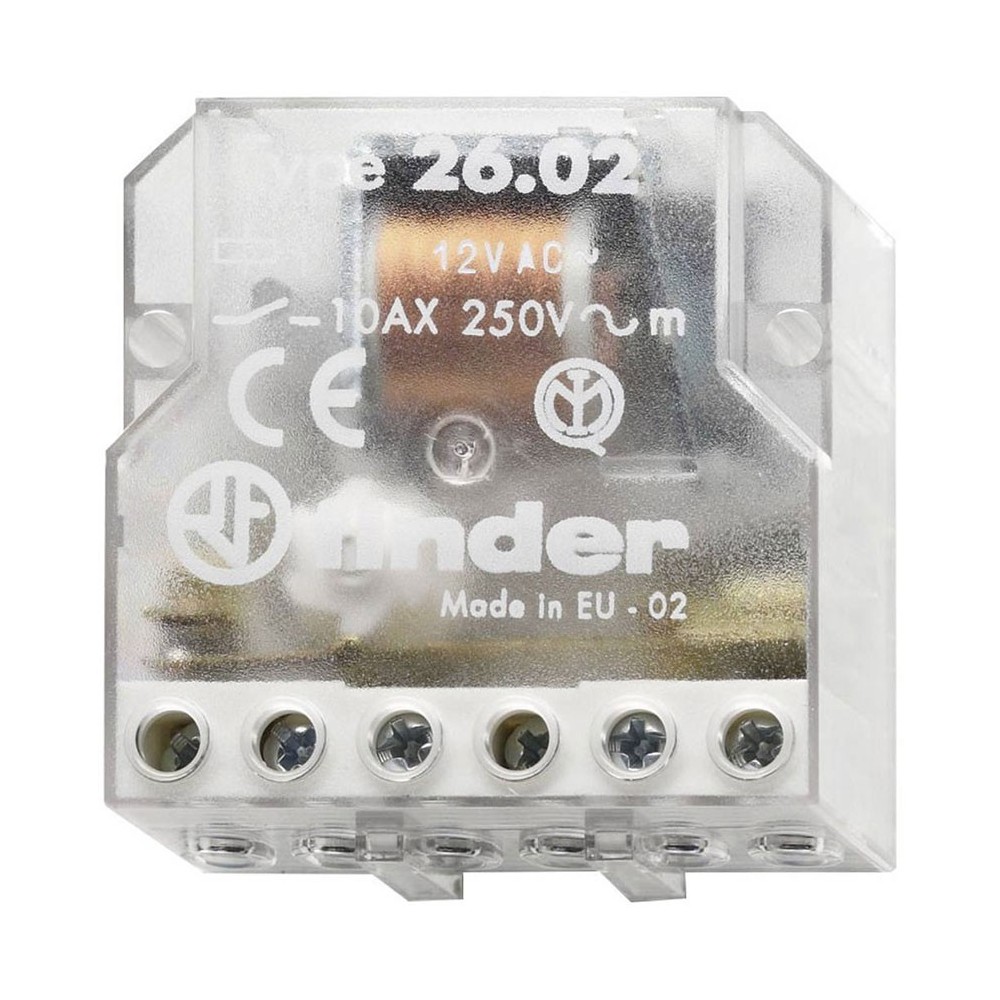 26.02.8.024.0000, 24V AC 2X10A NO - RELF2602-24AC