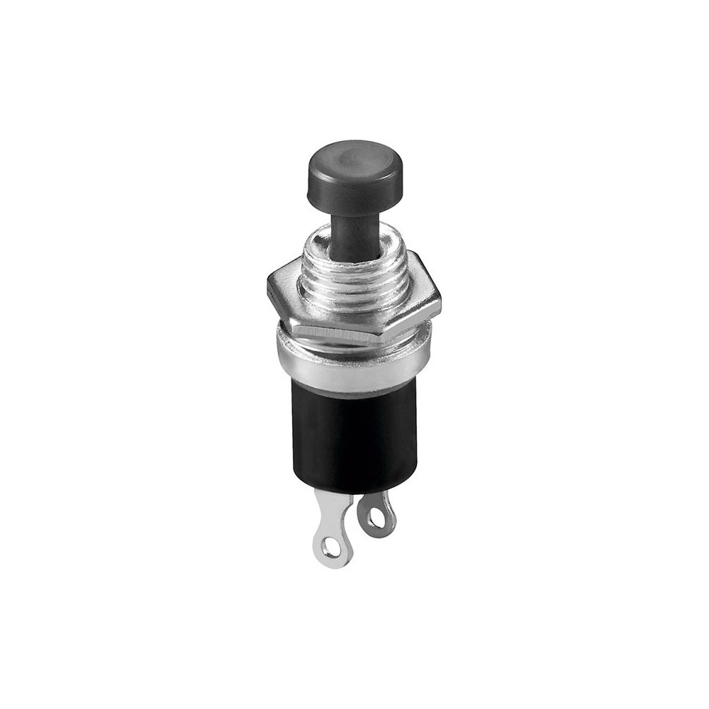 Taster mini NO crni  M7 1xA 50VDC,0.5A - TASMINNOCN