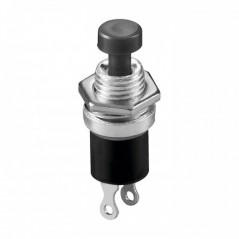 Taster mini NO crni  M7 1xA 50VDC,0.5A