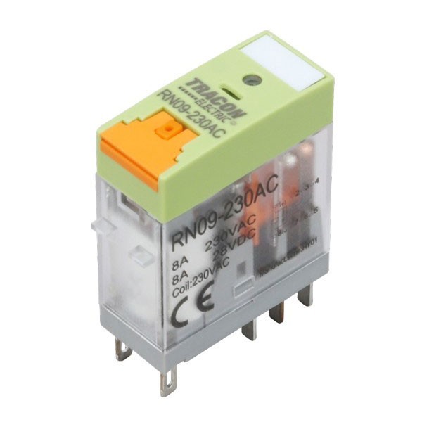 Rele  RN09-24DC  Tracon 24V DC  8A - REL-RN09-24DC
