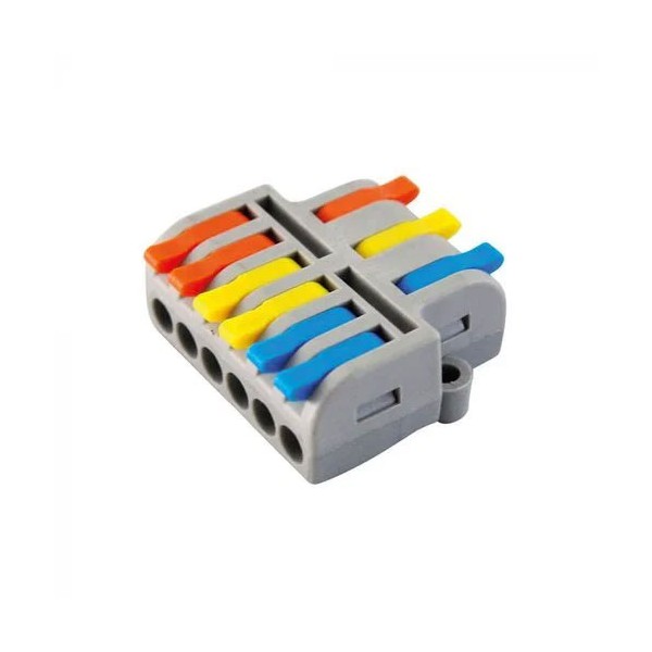 Spojnica 32A 250V, 3+6 kont, 2.5mm licna (2kom.) - KLEV-3/6P