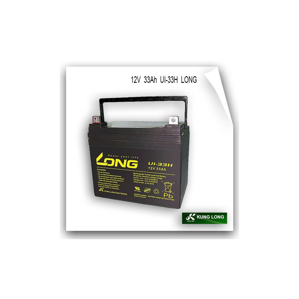 Akumulator 12V 33 Ah LONG U1-33H - AK12-33
