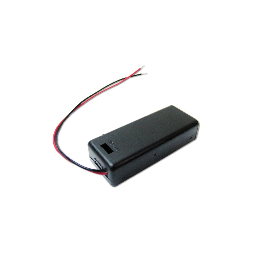 Kućište baterije 2x1,5V poklopac+prek. - EMKB2-K
