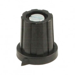 Dugme pot.C 6/15mm crno 22253