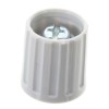 Dugme potenciometra 15/6mm DKG15D sivo - DUKG15-SI