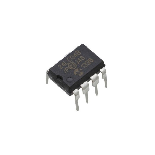 EEPROM ser 2,5V 2X256X8 DIP8 - EE24LC04B/P