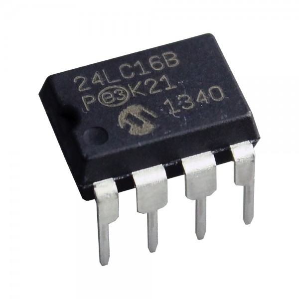 EEPROM ser 2,5 V 8X256X8 DIP8 - EE24LC16B/P