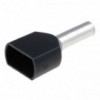 Hilzna izolovana 2X1.50 mm crna - EMHI2X1.50